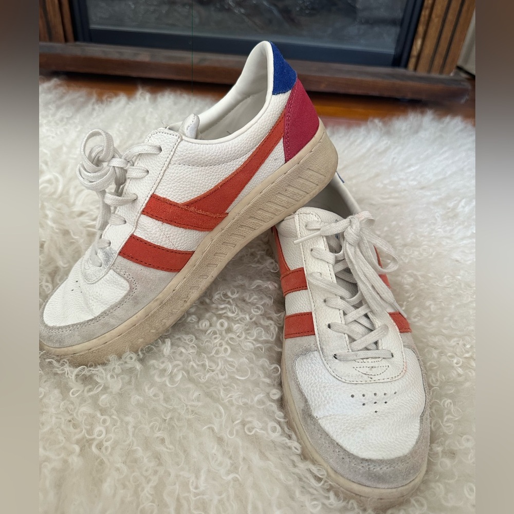 Gola Women’s Size 7 pre loved Sneakers – Retro Colorblock